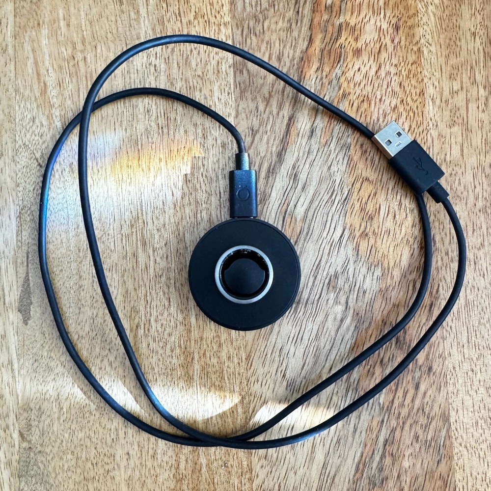 Oura Gen3 Smart Ring in Black with Silver Interior